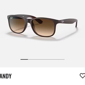 Ray-Ban Brown Andy 4202 Sunglasses with prescription and original lenses w/ case